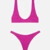 MC2 Saint Barth Naomi Fuchsia Lurex Crinkle Cheeky Swim Briefs - Pamy Lurex Fuchsia Tiny Crinkle Bralette 2 MC2 Saint Barth Naomi Fuchsia Lurex Crinkle Cheeky Swim Briefs - Pamy Lurex Fuchsia Tiny Crinkle Bralette -MC2 Saint Barth Store UID PAMY00103166H WOMAN TOP BIKINI PINK UID NAO000603166H WOMAN BOTTOMBIKINI PINK PLAIN.COLOR MC2 4