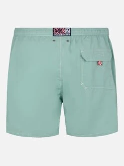 MC2 Saint Barth Sage Green Mid-length Classic Light Swim Shorts Patmos 9 MC2 Saint Barth Sage Green Mid-length Classic Light Swim Shorts Patmos -MC2 Saint Barth Store UID PATM00100050H MAN SWIMSHORT GREEN 20250320160000 02