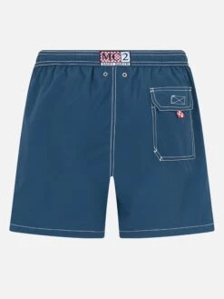 Alternative view of MC2 Saint Barth Navy Blue Classic Light Swim Shorts Patmos