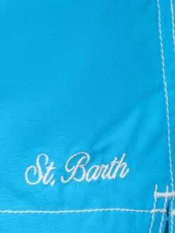 MC2 Saint Barth Boy Aqua Blue Mid-length Swim Shorts Patmos Jr 7 MC2 Saint Barth Boy Aqua Blue Mid-length Swim Shorts Patmos Jr -MC2 Saint Barth Store UID PATM00200036F KIDS SWIMSHORT SKY 20240530100000 3