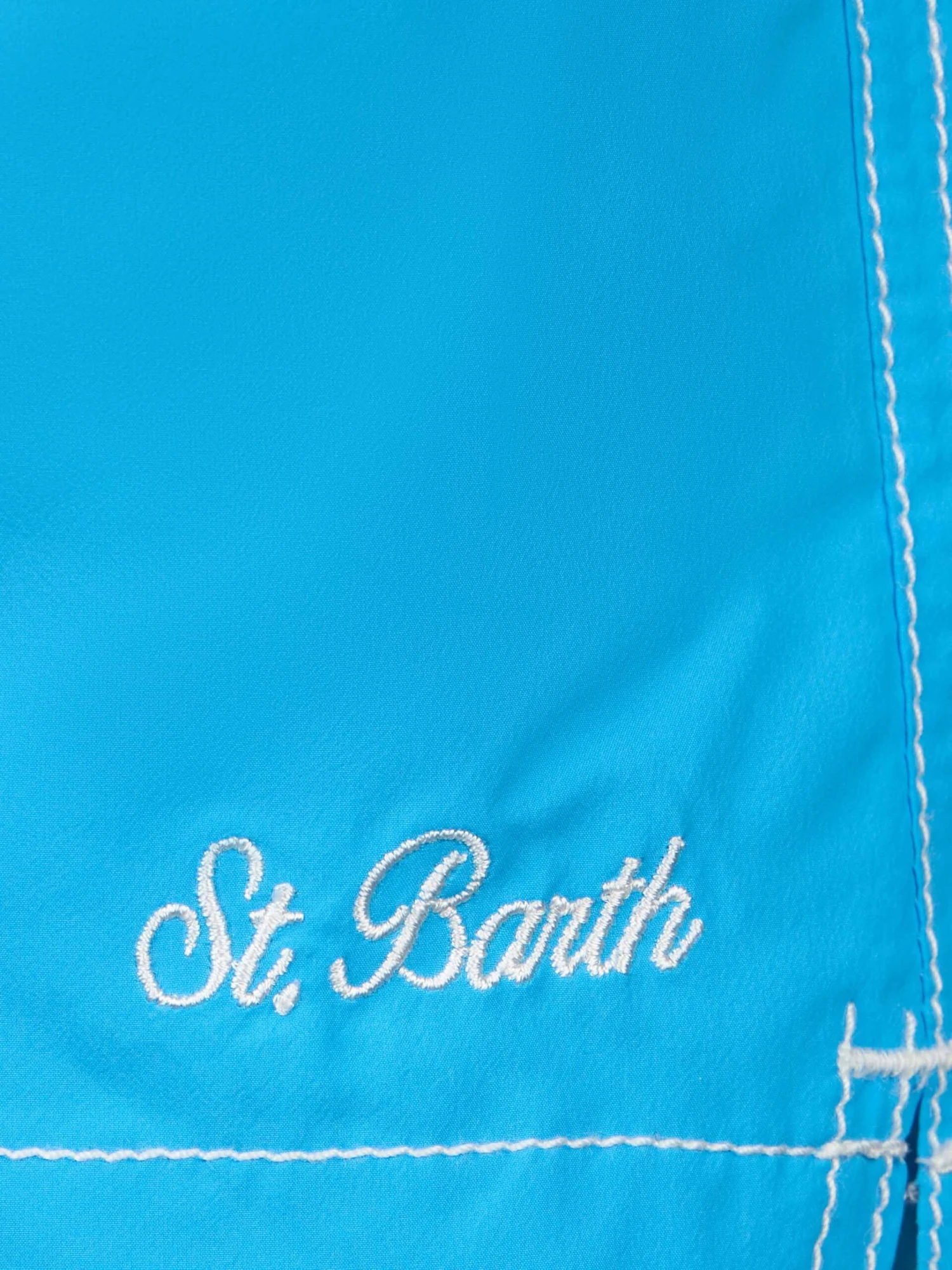 MC2 Saint Barth Boy Aqua Blue Mid-length Swim Shorts Patmos Jr 5 MC2 Saint Barth Boy Aqua Blue Mid-length Swim Shorts Patmos Jr - Image 3