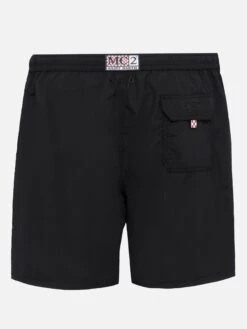 Alternative view of MC2 Saint Barth Black Long Swim Shorts Patmos