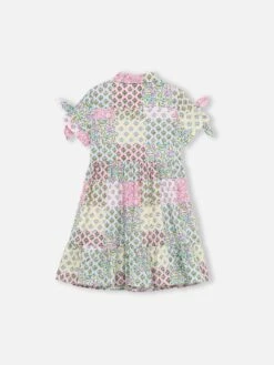 Alternative view of MC2 Saint Barth Girl Cotton Dress Queenie With Flower Print