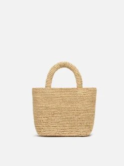 MC2 Saint Barth Beige Raffia Mini Beach Bag With Cotton Pouch 10 MC2 Saint Barth Beige Raffia Mini Beach Bag With Cotton Pouch -MC2 Saint Barth Store UID RAFB00306521H ACCESSORY BAG BEIGE EMBROIDERY MC2 20250611142334 3
