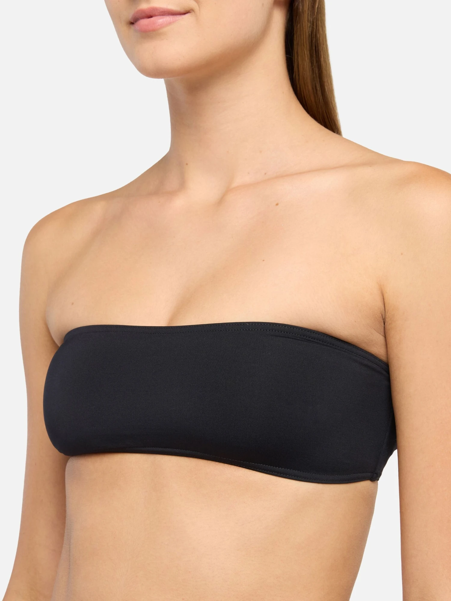 MC2 Saint Barth Bandeau Bikini Rebby Sibilla With High-waist High-leg Swim Briefs In Black 5 MC2 Saint Barth Bandeau Bikini Rebby Sibilla With High-waist High-leg Swim Briefs In Black - Image 3