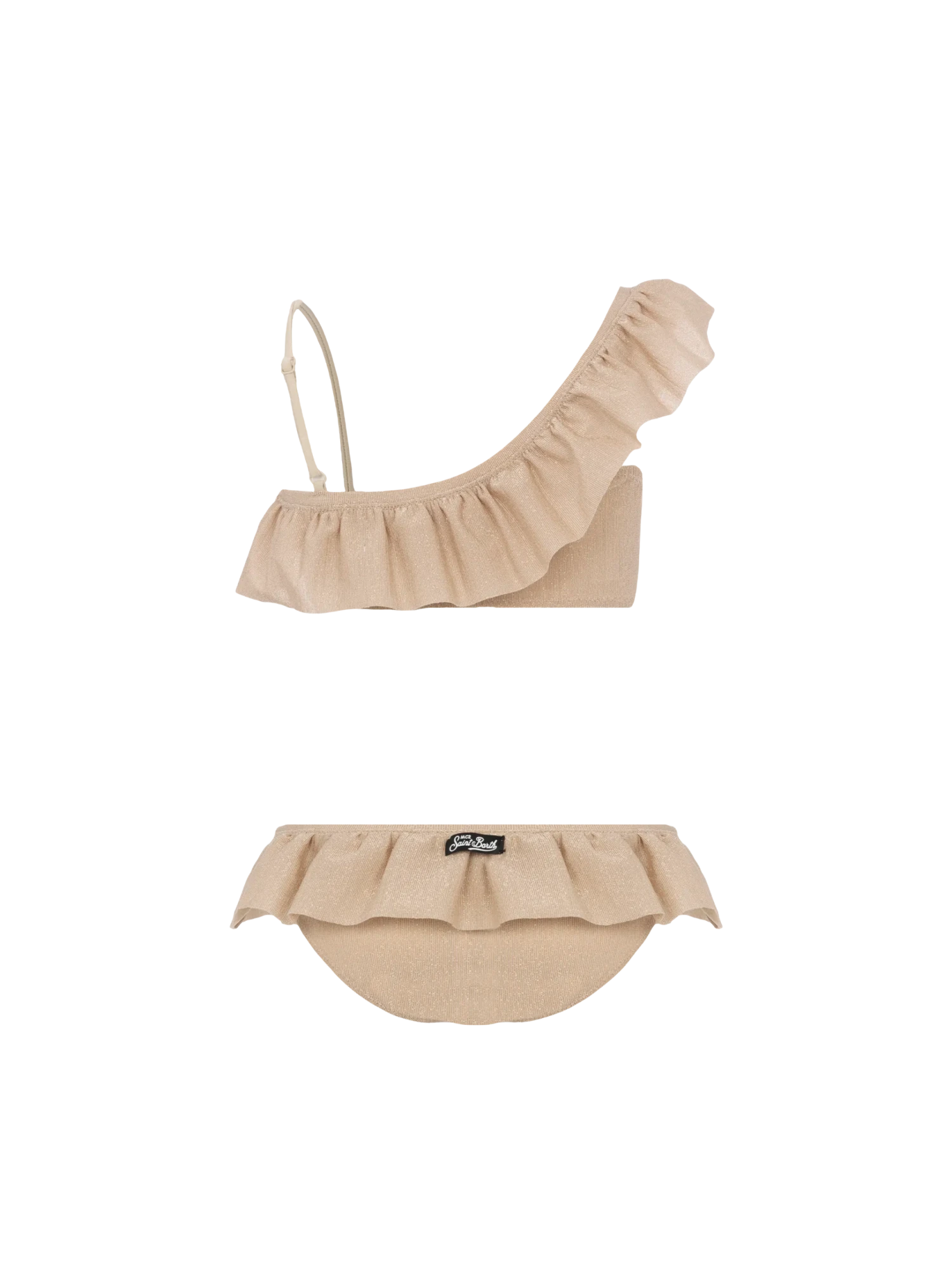 MC2 Saint Barth Rey One-shoulder Lurex Ruffled Bikini 4 MC2 Saint Barth Rey One-shoulder Lurex Ruffled Bikini - Image 2