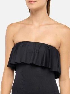 MC2 Saint Barth Roxy Black One-piece Swimsuit With Flounce 8 MC2 Saint Barth Roxy Black One-piece Swimsuit With Flounce -MC2 Saint Barth Store UID ROX0001E4 WOMAN ONEPIECE BLACKMC2MC2 MC2 2