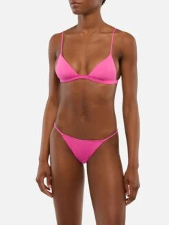Alternative view of MC2 Saint Barth Jodene Fuchsia Cheeky Swim Briefs - Rylie Fuchsia Triangle Top