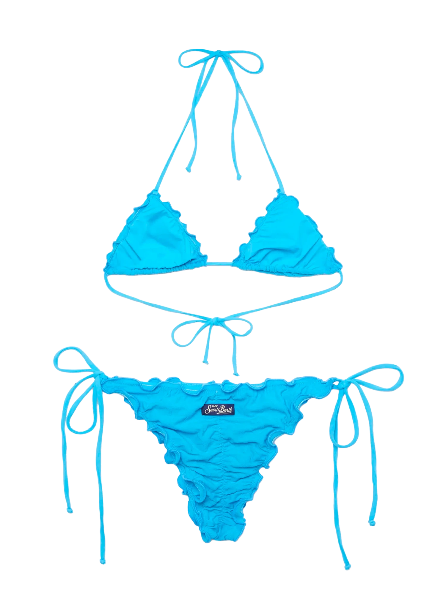 MC2 Saint Barth Classic Traingle Bikini Sagittarius Miami With Starfish Embossed Pattern 5 MC2 Saint Barth Classic Traingle Bikini Sagittarius Miami With Starfish Embossed Pattern - Image 3