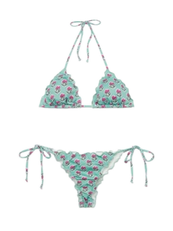 MC2 Saint Barth Classic Triangle Bikini Sagittarius Miami With Floral Print