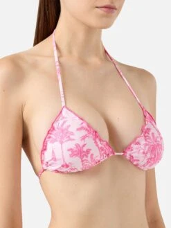 MC2 Saint Barth Miami Cheeky Swim Briefs With Toile De Jouy Print - Sagittarius Classic Triangle Top With Toile De Jouy Print 9 MC2 Saint Barth Miami Cheeky Swim Briefs With Toile De Jouy Print - Sagittarius Classic Triangle Top With Toile De Jouy Print -MC2 Saint Barth Store UID SAG000105359H WOMAN TOPBIKINI PINK TOILEDEJOUY MC2 2