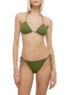 Alternative view of MC2 Saint Barth Zebra Embossed Classic Triangle Bikini Sagittarius Miami