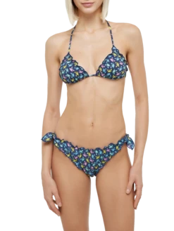 Alternative view of MC2 Saint Barth Sarius Triangle Classic Bikini With Crab Print