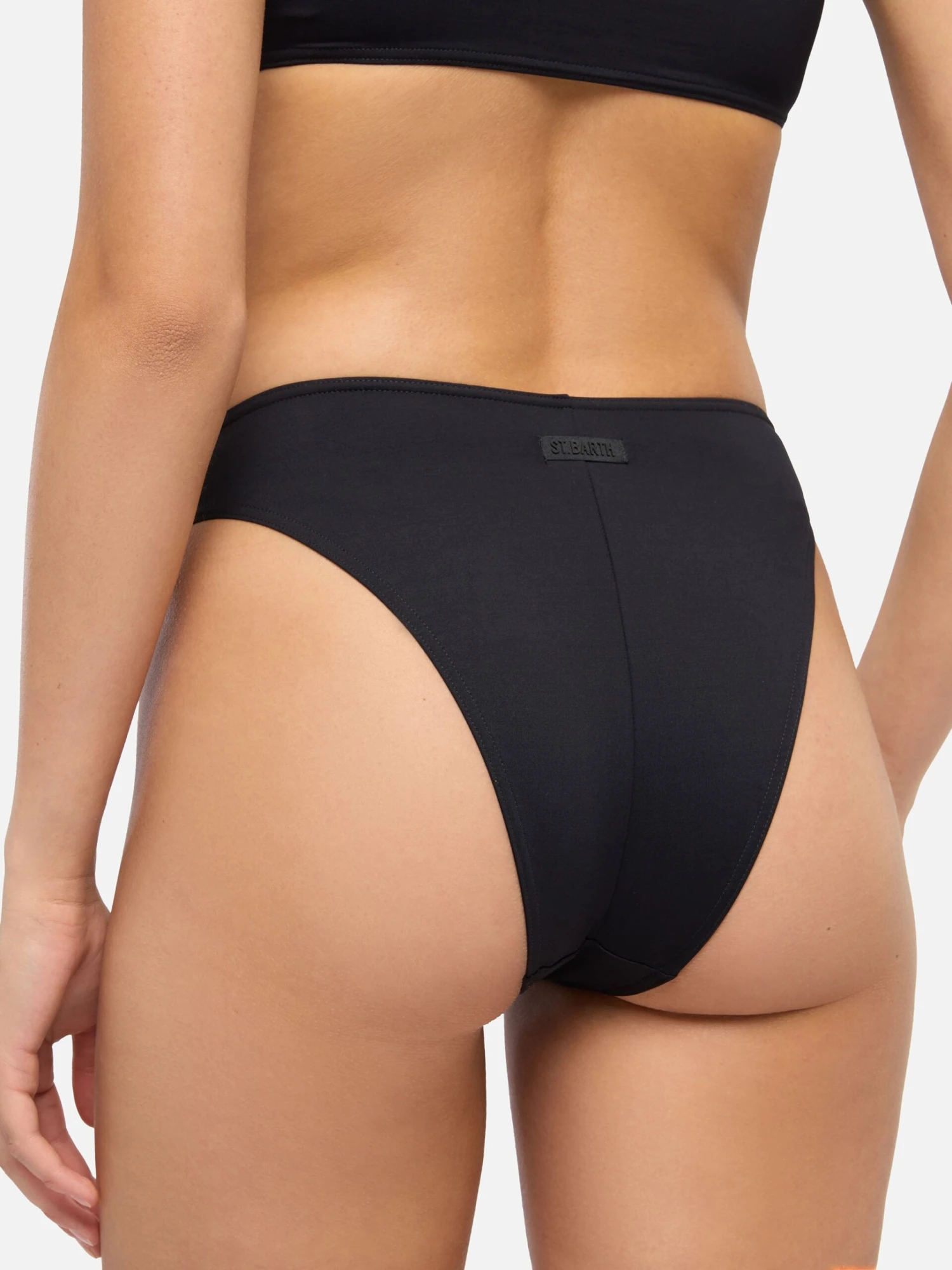 MC2 Saint Barth Bandeau Bikini Rebby Sibilla With High-waist High-leg Swim Briefs In Black 7 MC2 Saint Barth Bandeau Bikini Rebby Sibilla With High-waist High-leg Swim Briefs In Black - Image 5