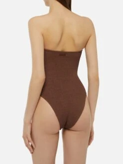 MC2 Saint Barth Soleil Brown Crinkle Strapless One-piece Swimsuit 10 MC2 Saint Barth Soleil Brown Crinkle Strapless One-piece Swimsuit -MC2 Saint Barth Store UID SOLL00103164H WOMAN ONEPIECE BROWN 0 0 20250324153500 3