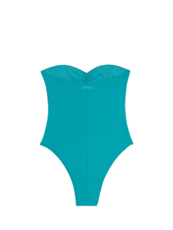 MC2 Saint Barth Women Teal Green Strapless One Piece Swimsuit Soleil 9 MC2 Saint Barth Women Teal Green Strapless One Piece Swimsuit Soleil -MC2 Saint Barth Store UID SOLL00200645F WOMAN ONEPIECE GREEN 5