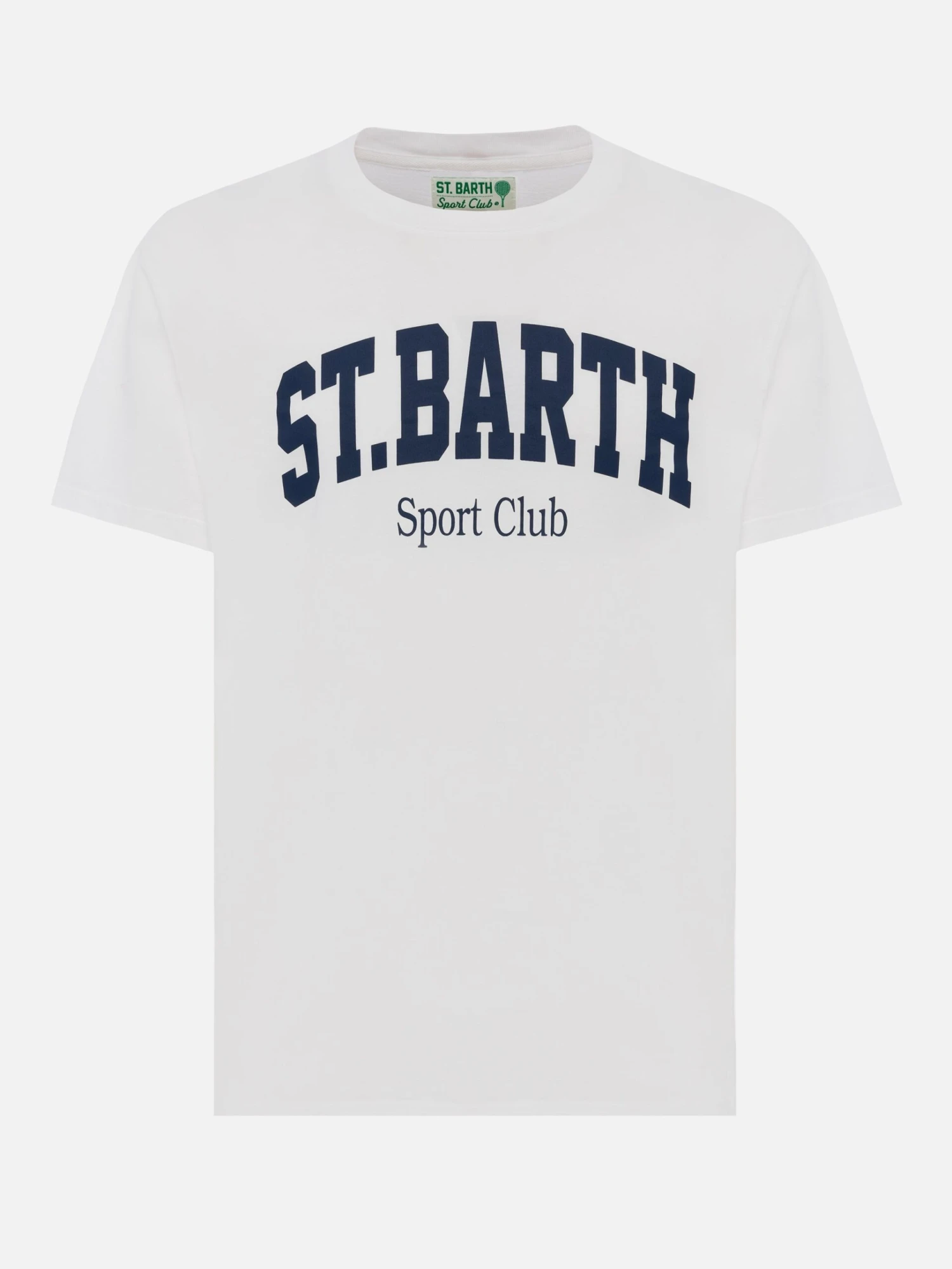 MC2 Saint Barth Organic Cotton T-shirt With St. Barth Sport Club Print 6 MC2 Saint Barth Organic Cotton T-shirt With St. Barth Sport Club Print - Image 4