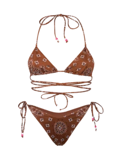 MC2 Saint Barth Woman Triangle Bandanna Bikini