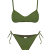 MC2 Saint Barth Woman Military Ribbed Bralette Bikini 1 MC2 Saint Barth Woman Military Ribbed Bralette Bikini -MC2 Saint Barth Store VIR0001RIBNP 4