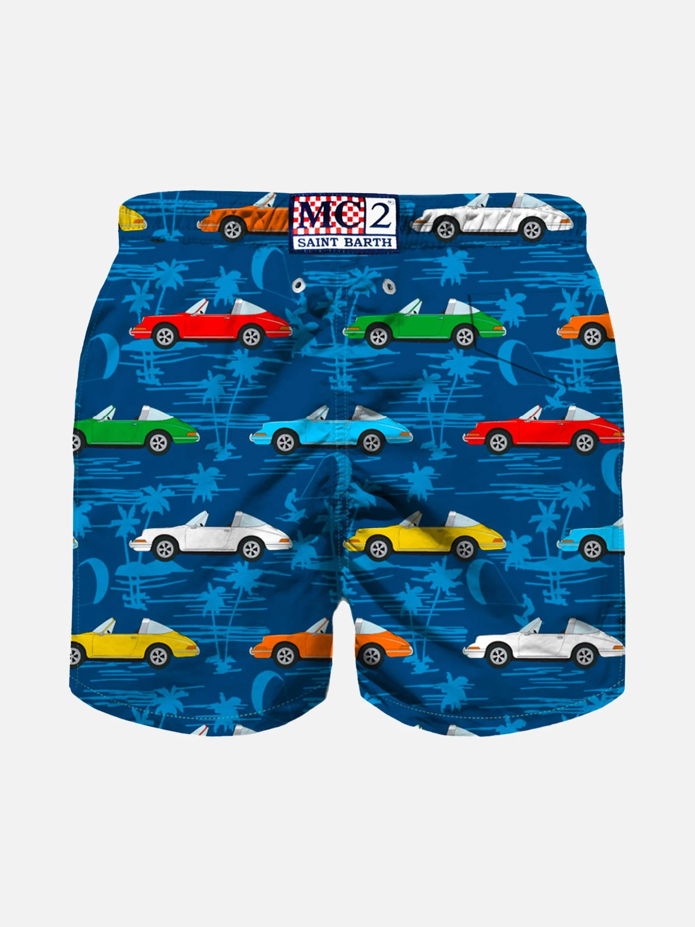 MC2 Saint Barth Boy Swim Shorts With Vintage Print 4 MC2 Saint Barth Boy Swim Shorts With Vintage Print - Image 2