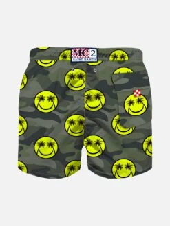 Alternative view of MC2 Saint Barth Boy Swim Shorts With Smiley Print