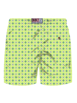 Alternative view of MC2 Saint Barth Comfort Light Stretch Swim Shorts With Tie Print