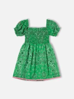 Alternative view of MC2 Saint Barth Girl Dress Bandanna Print