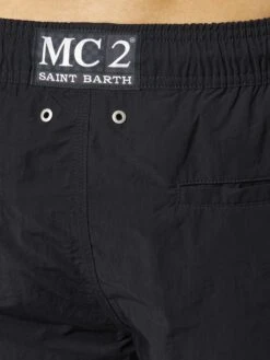 MC2 Saint Barth Man Swimshorts With Side Logo And Contrast 9 MC2 Saint Barth Man Swimshorts With Side Logo And Contrast -MC2 Saint Barth Store black swimshorts man 3