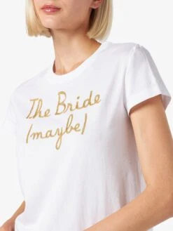 Alternative view of MC2 Saint Barth Woman Cotton T-shirt With The Bride (maybe) Embroidered