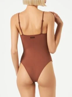 MC2 Saint Barth Woman Underwired One Piece Swimsuit 12 MC2 Saint Barth Woman Underwired One Piece Swimsuit -MC2 Saint Barth Store brown one piece swimsuit 3