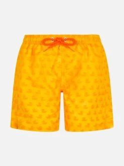 MC2 Saint Barth Swimshort Boy With Temperature-reactive Print - Ducky Print