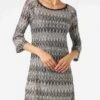 MC2 Saint Barth Black And White Knitted Chevron Mini Dress 1 MC2 Saint Barth Black And White Knitted Chevron Mini Dress -MC2 Saint Barth Store chevron short dress woman 1 1b770f18 2499 4977 b8b7 9865ffae0b7e