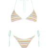 MC2 Saint Barth Woman Striped Crochet Triangle Bikini -MC2 Saint Barth Store crochet triangle bikini woman 4