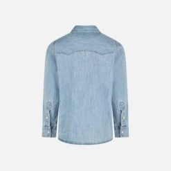 Alternative view of MC2 Saint Barth Boy Denim Linen Shirt