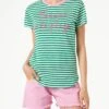 MC2 Saint Barth Green Cotton T-shirt With Madame à La Plage Embroidery 2 MC2 Saint Barth Green Cotton T-shirt With Madame à La Plage Embroidery -MC2 Saint Barth Store embroidery striped tshirt woman 1 2bbdee6c 47c1 4a9b a478 62f0fce52875