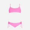 MC2 Saint Barth Girl Fluo Pink Bralette Bikini -MC2 Saint Barth Store fluo pink bralette bikini girl 1 1