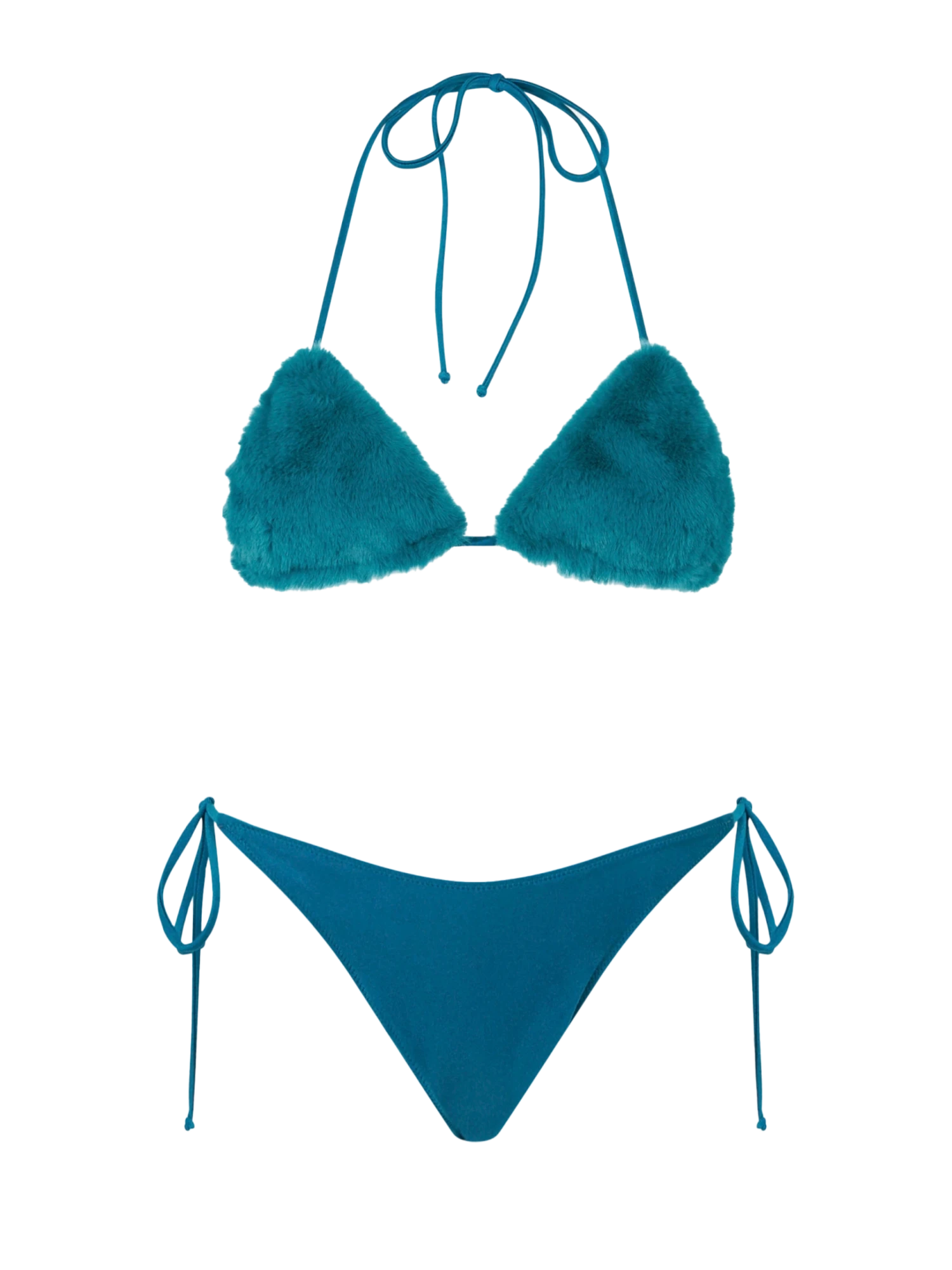 MC2 Saint Barth Woman Teal Green Triangle Top Bikini 3 MC2 Saint Barth Woman Teal Green Triangle Top Bikini