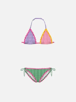 MC2 Saint Barth Girl Bikini With Wave Trim