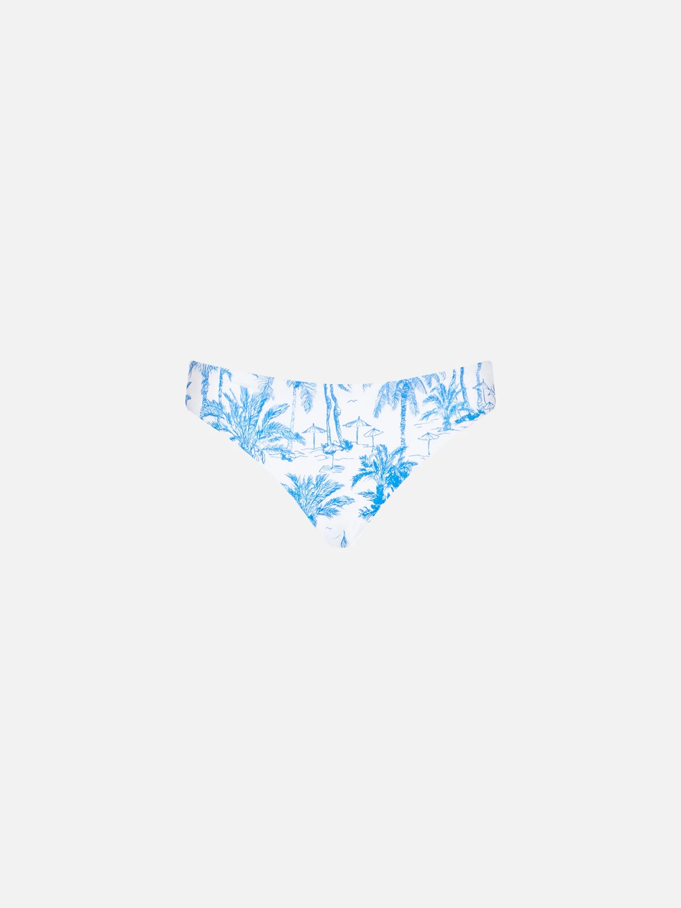 MC2 Saint Barth Girl Swim Briefs With Toile De Jouy Print And Bow 4 MC2 Saint Barth Girl Swim Briefs With Toile De Jouy Print And Bow - Image 2