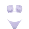 MC2 Saint Barth Woman Lilac Bandeau Bikini -MC2 Saint Barth Store lilac bandeau bikini 1