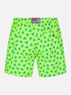 Alternative view of MC2 Saint Barth Man Light Fabric Comfort Swim Shorts With Lobster Print