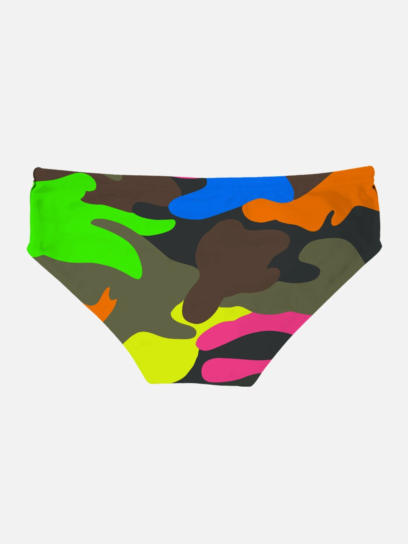 MC2 Saint Barth Man Swim Briefs With Multicolor Camouflage Print 4 MC2 Saint Barth Man Swim Briefs With Multicolor Camouflage Print - Image 2