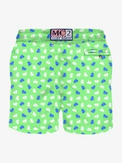 Alternative view of MC2 Saint Barth Man Swim Shorts Fins Micro Print