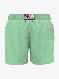 Alternative view of MC2 Saint Barth Acid Green Delavè Man Swim Shorts