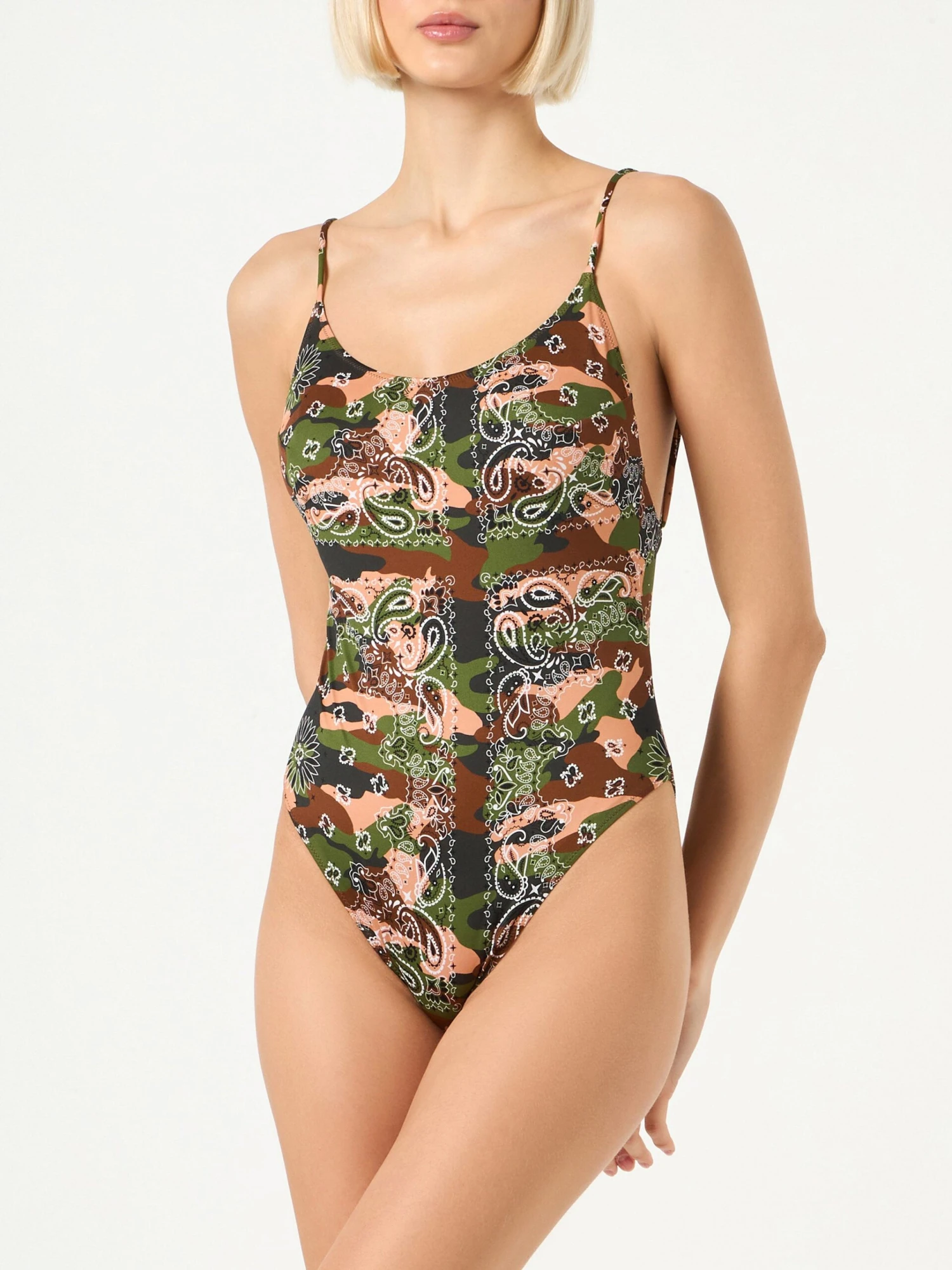 MC2 Saint Barth Mimetic Bandanna Print One Piece Swimsuit 4 MC2 Saint Barth Mimetic Bandanna Print One Piece Swimsuit - Image 2