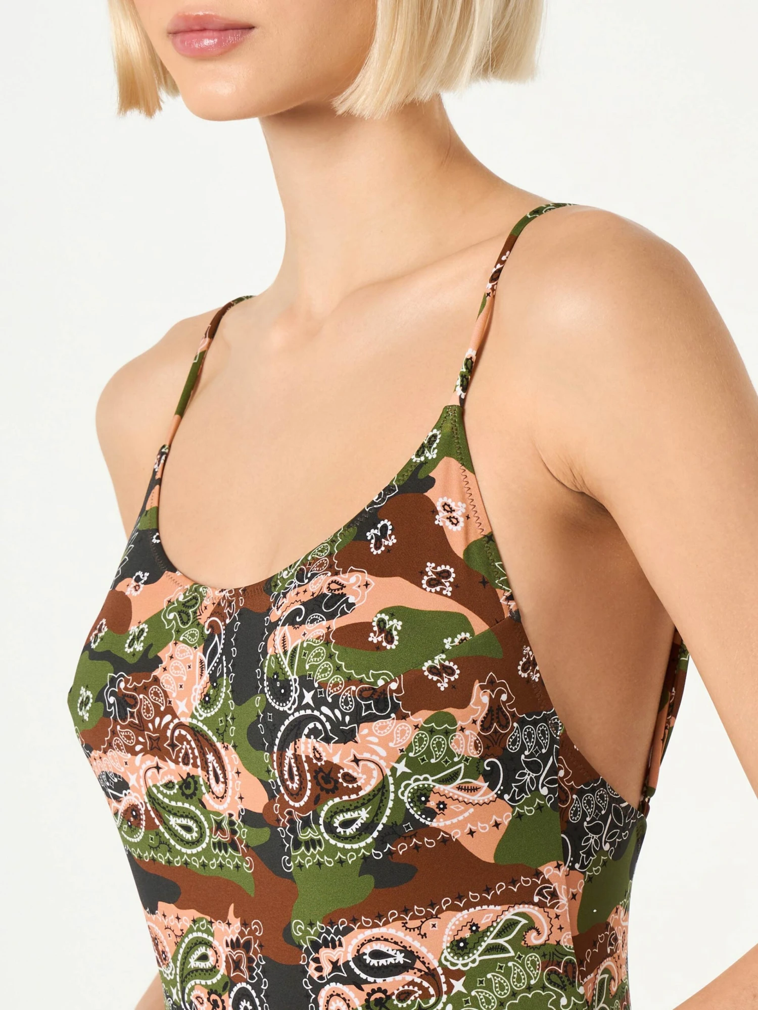 MC2 Saint Barth Mimetic Bandanna Print One Piece Swimsuit 5 MC2 Saint Barth Mimetic Bandanna Print One Piece Swimsuit - Image 3