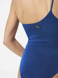 MC2 Saint Barth Bluette One Shoulder One-piece Swimsuit 9 MC2 Saint Barth Bluette One Shoulder One-piece Swimsuit -MC2 Saint Barth Store one piece blue swimwear 2
