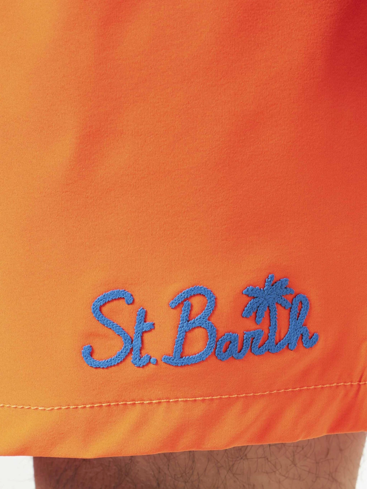 MC2 Saint Barth Man Fluo Orange Comfort Swim Shorts 7 MC2 Saint Barth Man Fluo Orange Comfort Swim Shorts - Image 5