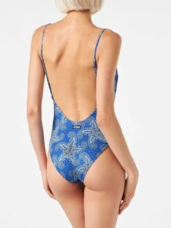 MC2 Saint Barth Paisley Star Print One Piece Swimsuit -MC2 Saint Barth Store paisley one piece swimsuit 3
