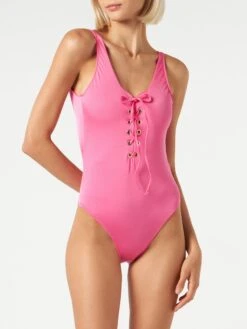 Alternative view of MC2 Saint Barth Woman Pink One-piece Swimsuit